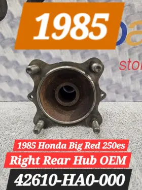 42610-ha0-000 Honda 1985 Big Red 250es Rr Hub Right Rear Passenger Side Oem