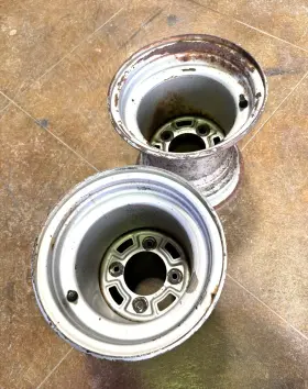 42701-ha0-000za Honda 1985 1986 Big Red 250es Oem Rear Wheel Rim