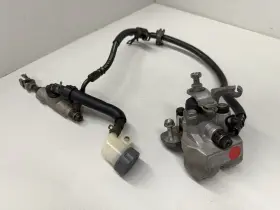 43250-hn1-a41 Honda 2005-2014 Trx 400 Ex Oem Rear Brake Caliper With Hoses Master Cylinder