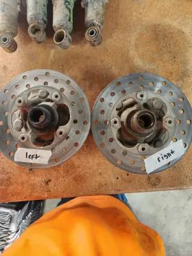 44615-hn2-a20 Honda Front Wheel Hub With Rotor Rubicon 500 Trx500fpa 2014