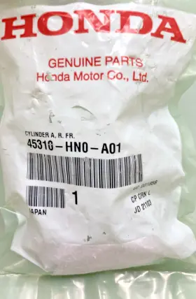45310-hn0-a01 Honda New Genuine Wheel Cylinder