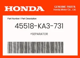 45518-ka3-731 Honda Genuine Separator -