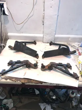 51350-hn7-000 Honda Trx350 Rancher Fm 4x4 Atv Oem A-arms With Boot Guards Y1626 2005