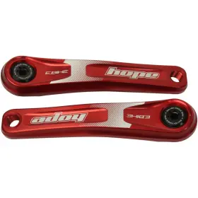 Hceb55r Hope Ebike Crank Arm Set - 155mm Isis Standard Offset Red