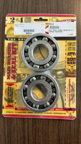 K014 Hot Rods Main Bearing And Seal Kit For 1999-2008 Honda Trx400ex