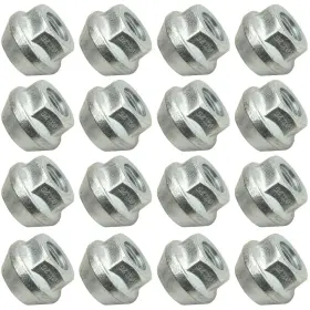Dlug10 Itp Set Of Tapered Lug Nut 10mm X 1.25mm Thread Pitch Silver 16 Pcs