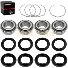 0402-069 Jinfannibi 4x Front Rear Wheel Bearings Seal Kit For Arctic Cat 250 300 375 454 500 650