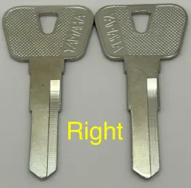 B11111-b79897 Jmr Key Blanks Yam07r 2 Keys Yamaha Grizzly Yfm Ysf 350 500 Raptor Atv Utv