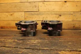11005-1992 Kawasaki Oem 2007 Kvf700b Kfx 700 Front Rear Engine Cylinder Jug Set Std Bore