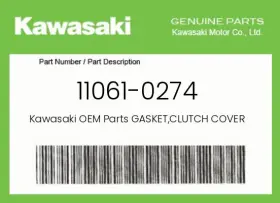 11061-0274 Kawasaki Genuine Gasket Clutch Cover -