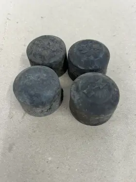 11065-1153 Kawasaki 2002 Prairie 650 4x4 Front And Rear Wheel Hub Nut Caps B677