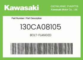 130ca08105 Kawasaki Genuine Bolt-flanged -