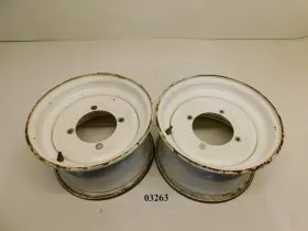 41025-1342-8c Kawasaki 1993 Klf400 4x4 Oem Front Wheels 11x6.5