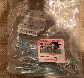 Kawasaki 41026-s005 Nos Genuine Spoke-assy Oem