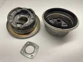 41050-1074 Kawasaki 90-04 Klf300 2x4 Bayou 300 Left Rear Brake Plate Panel Shoes Drum Hub