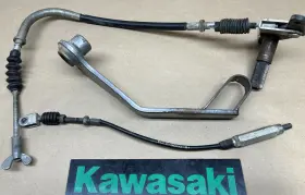 43001-0011-hn Kawasaki 04-09 Genuine Kfx 700 Kfx700 Right Rearset Foot Brake Pedal With Cables