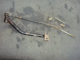43001-1176 Kawasaki 85 86 Klt 110 Three Wheeler Brake Pedal With Cable Spring Hardware