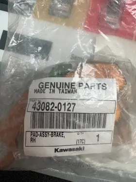 43082-0127 Kawasaki Oem Part# Pad- Assy-brake