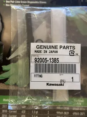 92005-1385 Kawasaki Fitting Oem New