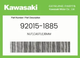 92015-1885 Kawasaki Genuine Nut Castle 18mm -