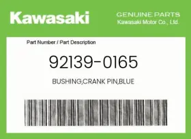 92139-0165 Kawasaki Genuine Bushing Crank Pin Blue -