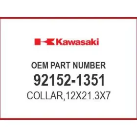 Kawasaki 92152-1351 Collar 12x21.3x7 Oem New