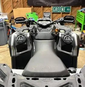 Sh-4055 Kawasaki Prairie 360 Bluetooth Atv Speaker Pods - Fender Mounted