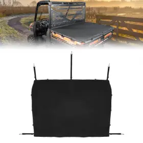 Amber040054210901 Kemimoto Utv Tonneau Cargo Bed Cover For 17-25 Polaris 1000/xp Ranger Crew Waterproof