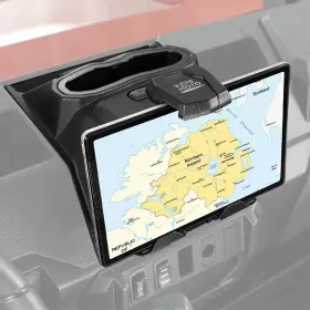 B0111-11701bk Kemimoto Electronic Tablet Device Holder For Polaris Ranger Crew Xp 1000 2018-24