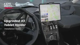 B0111-15022-bk-km Kemimoto Upgraded Device Tablet Holder For Can-am Maverick X3 / Max Brand New