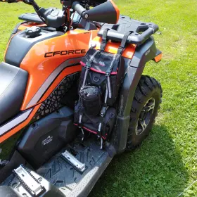 B0113-06601bk Kemimoto Atv Fender Bag Pack Luggage Storage Cargo Black For Sportsman Yamaha