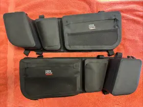 B0113-17101bk Kemimoto Tpu Utv Door Storage Bags With Knee Pad For Can Am Maverick X3 2017-2024