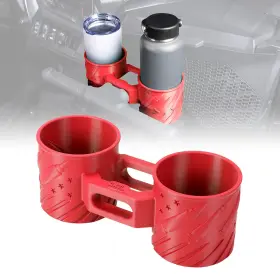 B0122-00002-rdeb Kemimoto Cup Holder Red For Polaris Rzr Xp 1000 2024-2025 18-40oz No-rattle And Sturdy