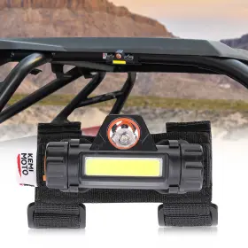 B0801-00801-ey Kemimoto Led Dome Light Roll Bar 1.25 Inch -2 Mount For Utv Can Am Polaris Rzr Golf