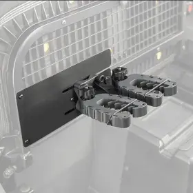 B1709-01201bk Kemimoto Utv Gun Rack Hidden Under Seat For Can-am Defender Polaris Ranger 1000 Xp
