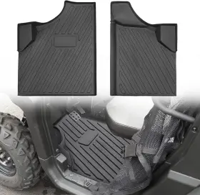 Eb-186 Kemimoto Floor Mats 2pcs Compatible With Can-am Defender Max 2016-2024