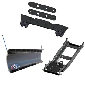 105872 Kfi M-b111 106420 106300 Plow Kit For Hisun Motors Sector 750 Crew 2015-2024 With 72 Inch Pro-poly Blade