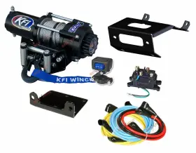 102200 Kfi Products A2000 Honda Trx 420 Rancher 2000 Lbs Winch And Mount Plate Kit 2014-2026 Atv