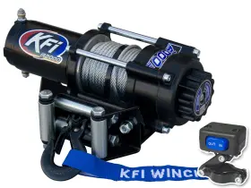 5231-k187040-utv Kfi Products 2000 Atv Series Winch For 2023 Yamaha Yxf85 Wolverine X4 R-spec Utv