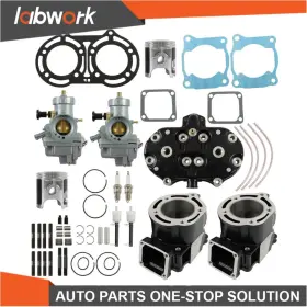 Adv-np009 Labwork For 1987-2006 Yamaha Banshee 350 Cylinder Head Piston Carburetor Top End Kit