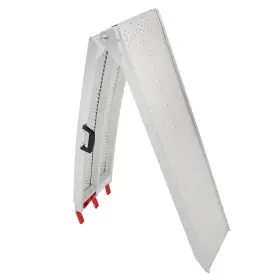 Law151182 Labwork Aluminum 7.4ft Folding Loading Ramp Lawnmower Atv Truck Motorcycle Bike 89 Inch