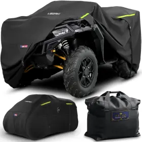 Li Libzaki Lib-600datv-m-blk-hx Atv Cover 600d Waterproof Heavy Duty All Season Uv Protection Black Quad