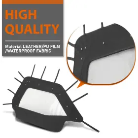 Lqi Mpdy2616 Soft Upper Doors For 14-22 Polaris Rzr Xp 1000 / Turbo S 900