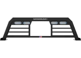 420lpbre1nb Magnum Truck Racks 2022 Gm 2500 Low Pro Headache Rack With Window