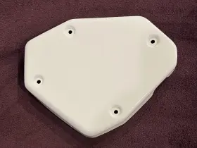 T3abl1g Maier 1986 1987 Kawasaki Kxt250 Tecate 3 Air Box Lid White 86 87 Kxt 250 T3