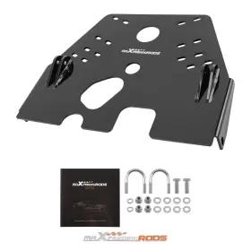 4m1ryk Maxpeedingrods Atv Mount Kit For Suzuki Eiger/king Quad 400 2002-2022 Black Steel Plow Frame
