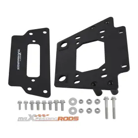 8mr6te Maxpeedingrods Winch Mount Plate Kit For 20-24 Kawasaki Teryx Krx 1000/4 1000 Heavy-duty Steel