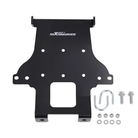 Maxpeedingrods 8n739r Heavy-duty Atv Winch Mount Plate Kit For Honda Trx650 Rincon 650 2003 2004 2005