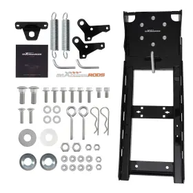 9mokbe Maxpeedingrods Black Plow Mount For Kawasaki/bombardier Utv 2000-2024 Steel Heavy Duty