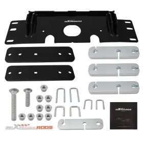 9qb4eh Maxpeedingrods Front Plow Mount Bracket For Polaris Sportsman 335 400 570 1998-2024